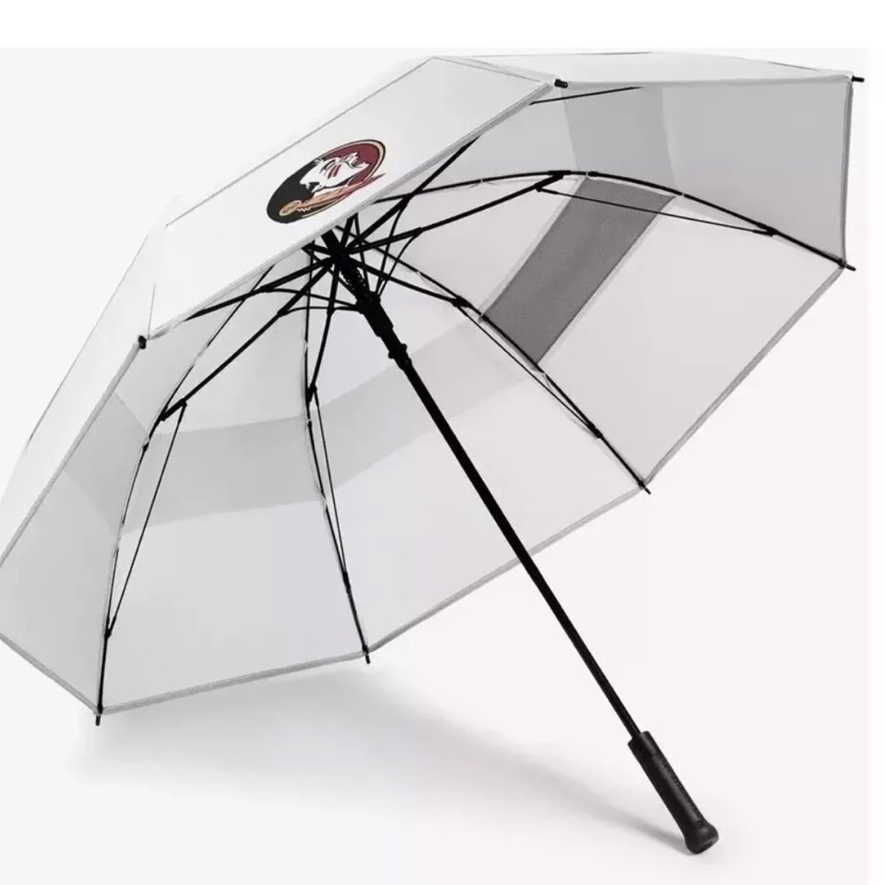 New Weatherman Florida State Seminoles 68” Golf Umbrella - Picture 2 of 6
